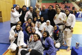 جودو | آنسات الشمس  علي منصة تتويج بطولة الجمهورية