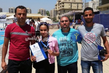 ذهبيتين وبرونزية جديدة لسباحة الشمس في بطولة القاهرة