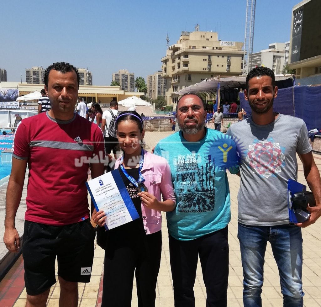 ذهبيتين وبرونزية جديدة لسباحة الشمس في بطولة القاهرة