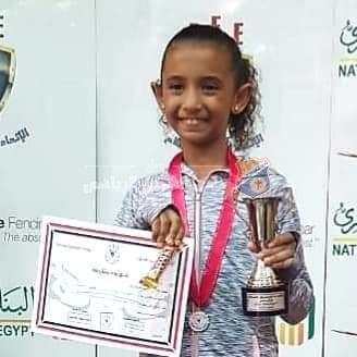 ياسمين نزار تحقق برونزية كأس مصر للسلاح