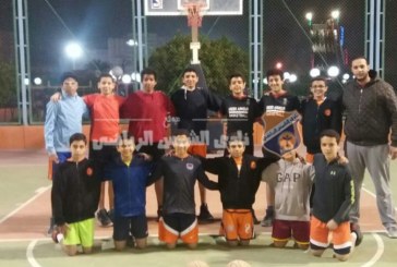 كرة السلة | فريق 14 سنة اولاد يفوز علي بلقاس بسهولة