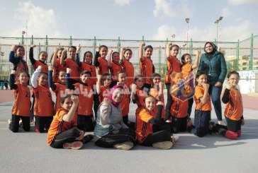 الكرة الطائرة | بنات الشمس 10 سنوات تفزن على المقاولون في بطولة منطقة القاهرة