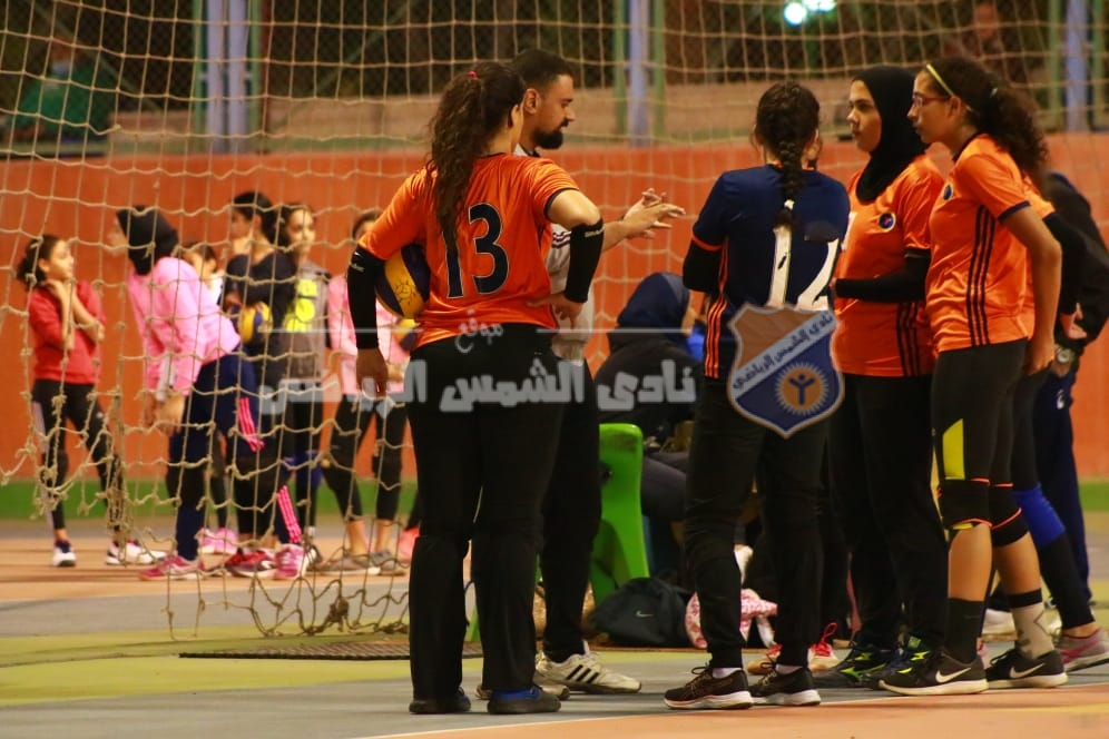 كرة طائرة | الشمس 18 عام بنات تفزن على المقاولون العرب
