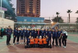 كرة طائرة | فريق 14 سنة بنات يواجه المعادي بدوري المنطقة