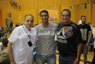 أبوزيد يستقبل سيف عماره قبل انضمامه لمنتخب مصر للسباحة