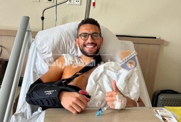أبوزيد يطمئن علي البطل الأوليمبي أحمد أسامة الجندي بعد جراحة ناجحة في ألمانيا