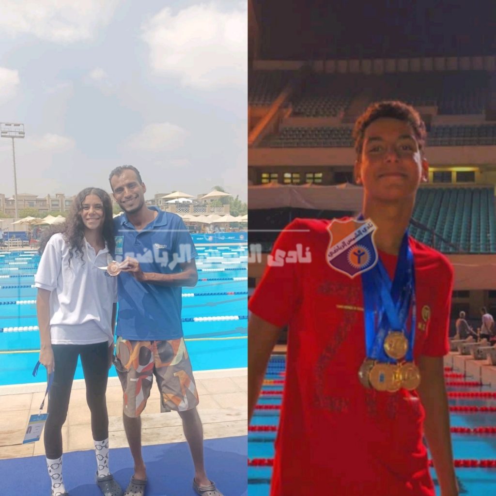 ميداليتان للسباحة في البطولة العربية 