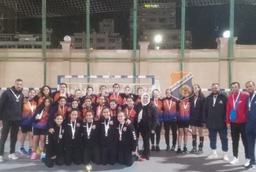 بنات 2008 تحصدن المركز الثالث في بطولة منطقة القاهرة لكرة اليد 
