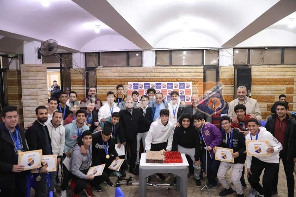 مجلس الإدارة يكرم فريق 16 سنة أولاد بعد فضية منطقة القاهرة