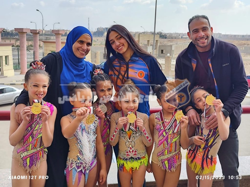 بنات الجمباز الإيقاعي يحصدن 6 ميداليات فى بطولة الجمهورية تحت 7 سنوات
