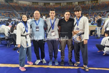 أبطال التايكوندو يحرزون 3 ميداليات في إفتتاحية البطولة العربية للبومزا