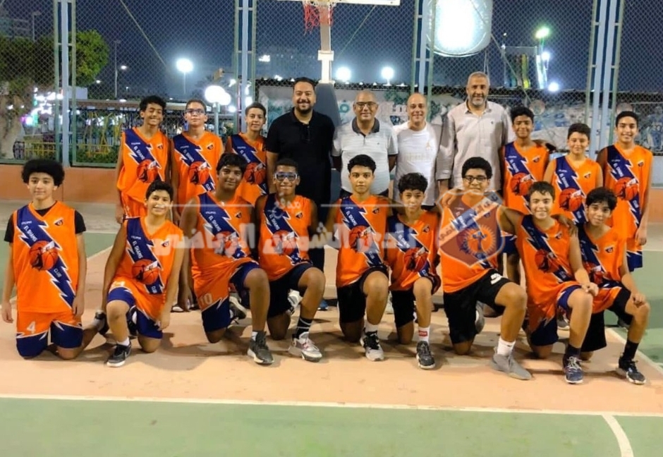 فريق 14 سنة أولاد لكرة السلة يتأهل لنهائي منطقة القاهرة