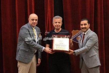 الأكاديمية العربية لعلوم النقل والتكنولوجيا تكرم د. أسامة أبوزيد