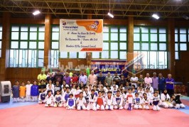 د. أسامة أبوزيد يكرم أبطال التايكوندو الحاصلين على ترقي الأحزمة والحزام الأسود الدولي