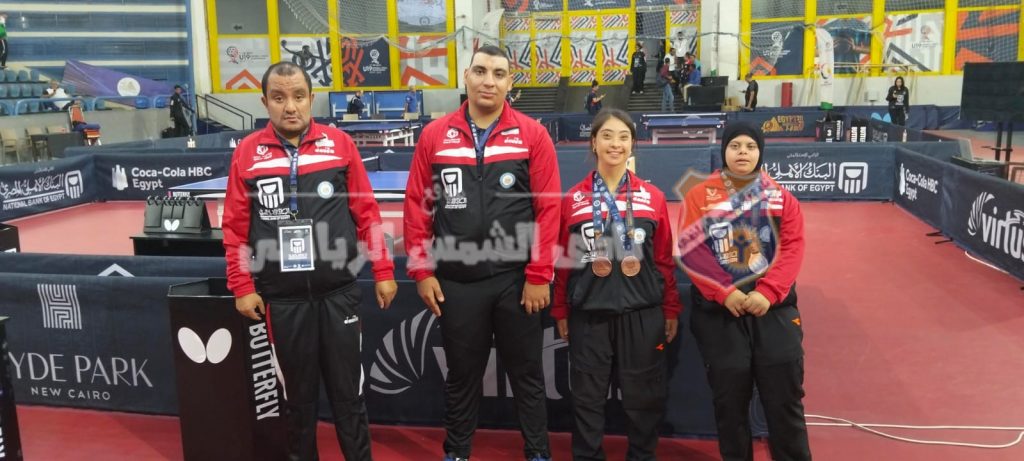 إنجاز جديد لأبطال الشمس مع منتخب مصر في بطولة تنس الطاولة لذوي الهمم