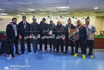 فريق الرماية ضغط هواء رجال يحصل على فضية بطولة كأس الاتحاد