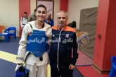 عمر شريف يحصد ذهبية بطولة المدارس للتايكوندو