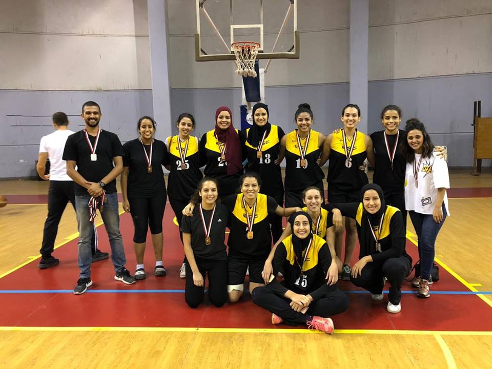 فوز سيدات الدرجة الأولى لكرة السلة ببرونزية بطولة القاهرة