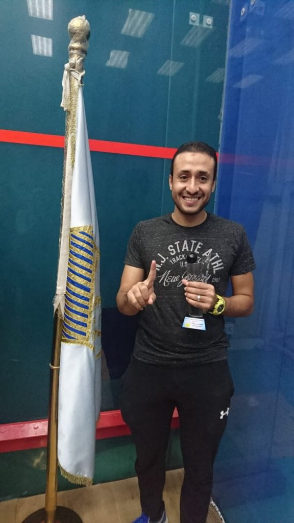 الاسكواش اخر سيطرة فى بطولة المعادى