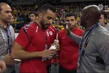 المنتخب الوطنى يتم استعداداته لمواجهة منتخب قطر  فى ثانى لقاءات ببطولة العالم