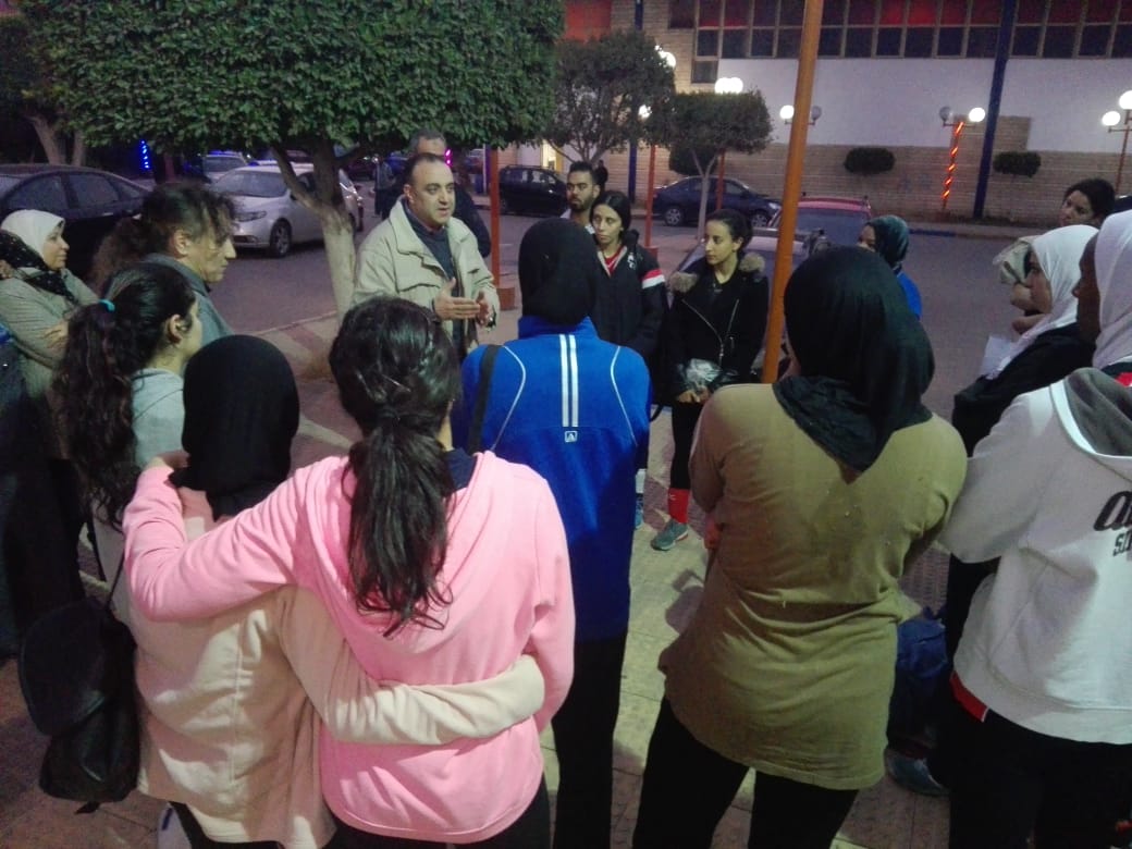 أبو زيد يجتمع مع سيدات الطائرة لتحفيزهم قبل لقاء أصحاب الجياد بالدوري
