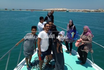 الفوج الرابع يتجول شواطيء مطروح في اليوم الثالث من الرحلة