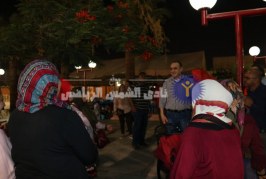 أبوزيد يلتقي الأعضاء علي هامش متابعته تدريبات الفرق الرياضية