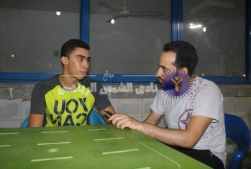 احمد حسام بطل مصر لكرة الماء: اسعي للاحتراف في الخارج.. وأشكر مجلس الإدارة على المجهودات