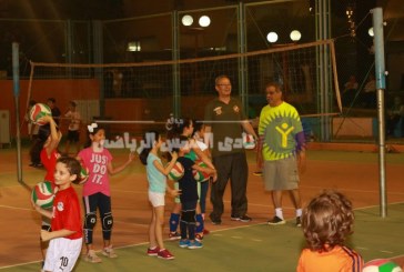 الكرة الطائرة | إنتظام تدريبات البراعم علي ملاعب النادي