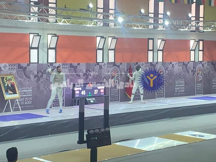منتخب السلاح بقيادة علاء أبو القاسم يحصد ذهبية دورة الألعاب الإفريقية
