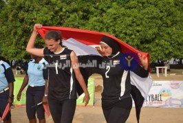 بمشاركة دعاء الغباشي سيدات الطائرة الشاطئية يفزن على موزمبيق