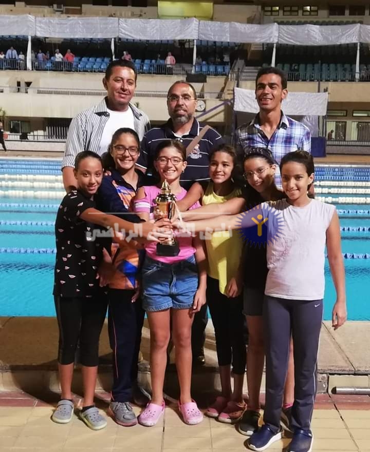 سباحة| بنات 2008 يحققن المركز الثالث بطولة القاهرة