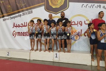 ٥ ذهبيات وفضية حصيلة الشمساوية في بطولة الجمهورية للجمباز