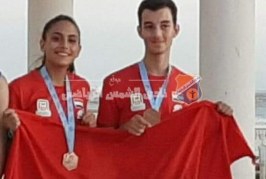 جهاز التايكوندو يهنيء الجندي بعد فضية وبرونزية بطولة العالم