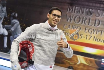 محمد عامر يحصد المركز السادس في بطولة كأس العالم للسلاح
