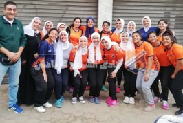سيدات الهوكى يتعادلن مع مركز شباب الجزيرة في الدوري العام
