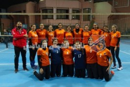 كرة طائرة| بنات 18  تسحقن المقاولون العرب