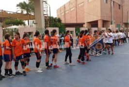 كرة اليد| ناشئات 2008 تعبرن شامبيون وحلوان الرياضي.