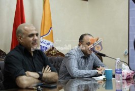 أبو زيد يجتمع مع فريق الكرة قبل انطلاق الموسم الجديد 