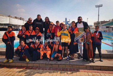 أولاد 12 سنة يحصدون الميدالية البرونزية لبطولة القاهرة للسباحة