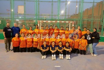 بنات 2010 تفزن على المعادي في دوري منطقة القاهرة لكرة اليد