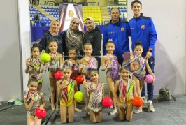 فراشات الجمباز يتألقن في بطولة الجمهورية