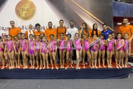 فراشات الجمباز تتألقن في بطولة الجمهورية