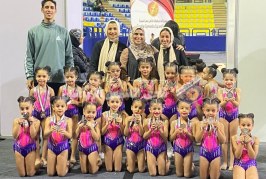 فراشات الجمباز الإيقاعي تحصدن 17ميدالية متنوعة في بطولة كأس مصر تحت 6 سنوات