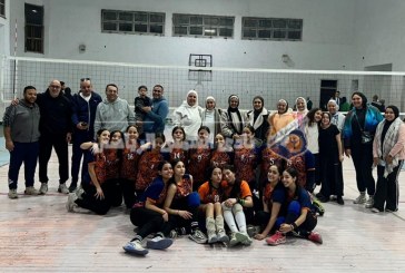 ناشئات 15سنة تفزن على أصحاب الجياد في بطولة الجمهورية لكرة الطائرة