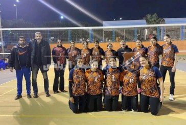 ناشئات 19 سنة تفزن على الإتحاد الاسكندري في بطولة الجمهورية لكرة الطائرة