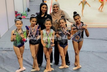 فراشات الجمباز الإيقاعي تحصدن 14 ميدالية برونزية في بطولة الجمهورية 