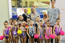 فراشات الجمباز تحصدن 12 ميدالية في بطولة الجمهورية تحت 8 سنوات 