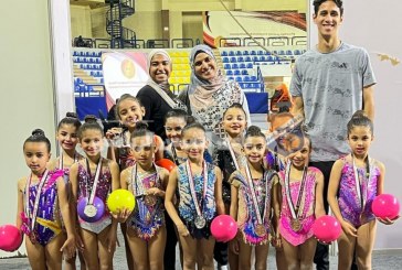 فراشات الجمباز تحصدن 12 ميدالية في بطولة الجمهورية تحت 8 سنوات 