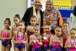 فراشات الجمباز تحصدن 9 ميداليات فضية في بطولة الجمهورية تحت 6 سنوات